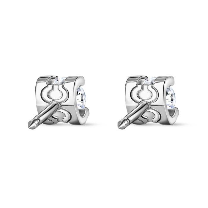 Пусеты с бриллиантом 0.4 ct