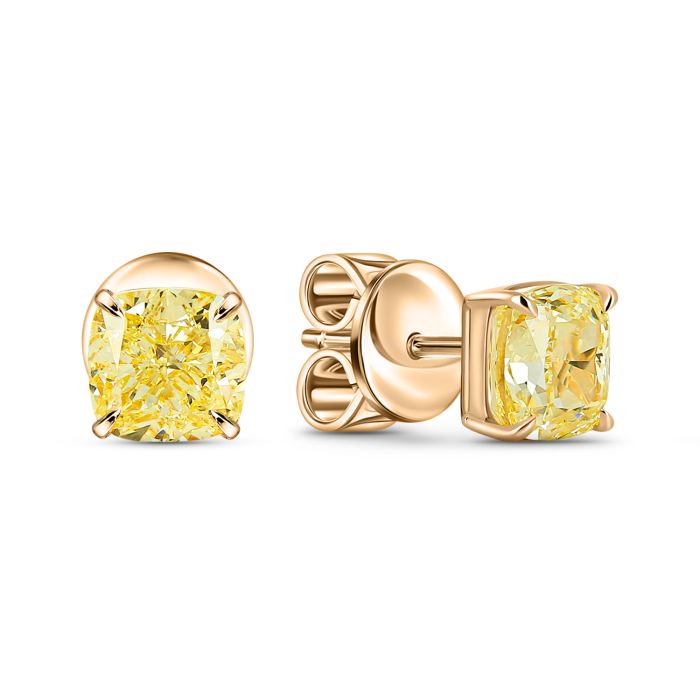 Серьги fancy yellow кушоны