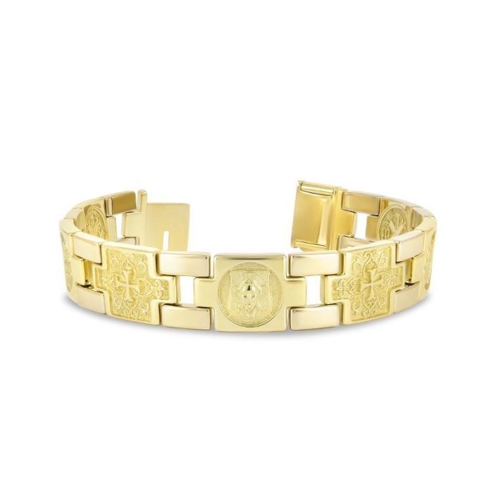 Золотой браслет в православной тематике