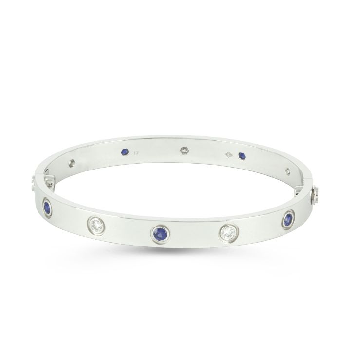 Браслет из белого золота в стиле Cartier Love