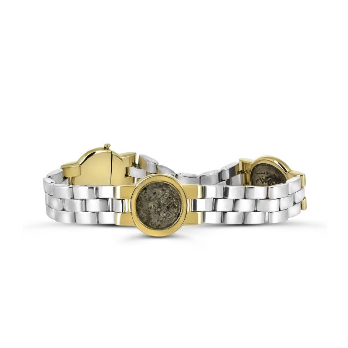 Мужской цепной браслет из золота и серебра