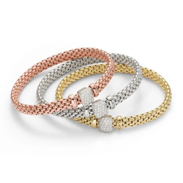 Браслет золотой - толстая цепочка уникального плетения В-21