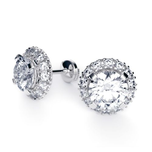 Серьги с бриллиантами на заказ - купить бриллиантовые сережки недорого ...