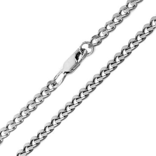 Мужская серебряная цепочка плетения «Панцирное»