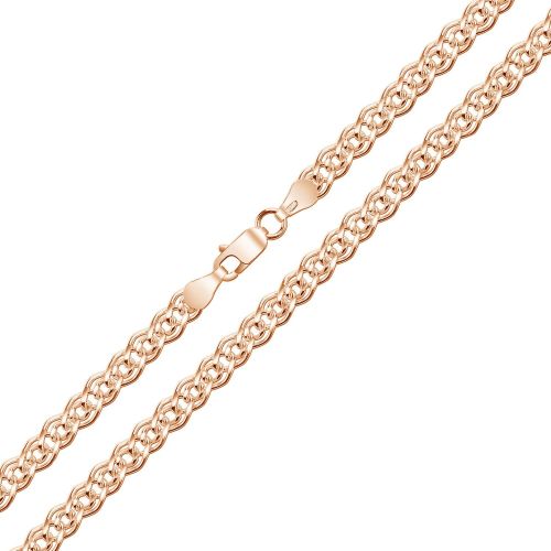 Женская цепочка плетения «Нонна» из красного золота