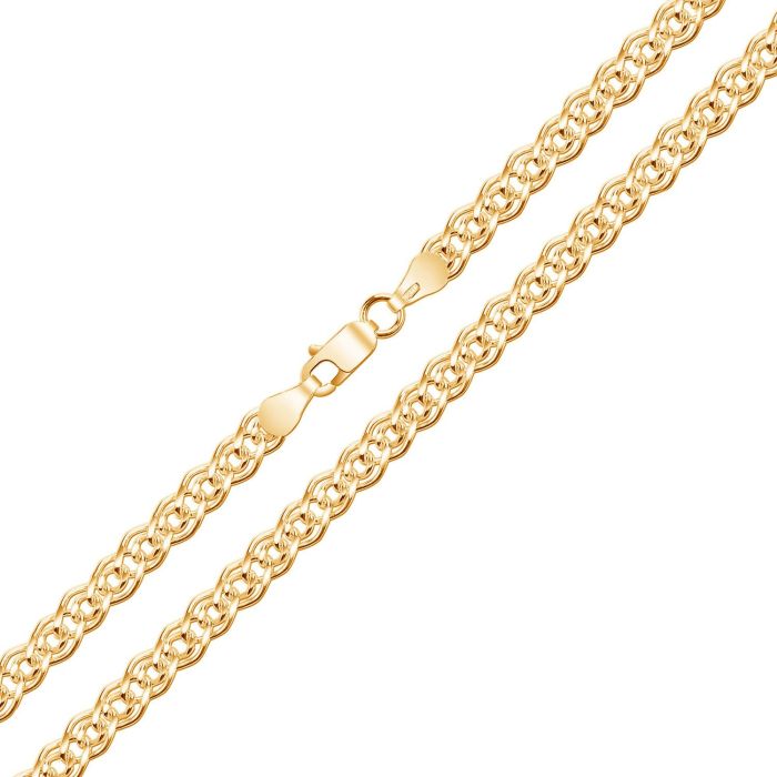 Женская цепочка плетения «Нонна» из красного золота