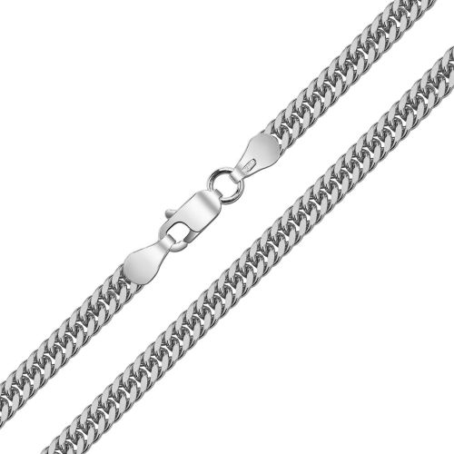 Женская серебряная цепочка плетения «Панцирное Двойное»