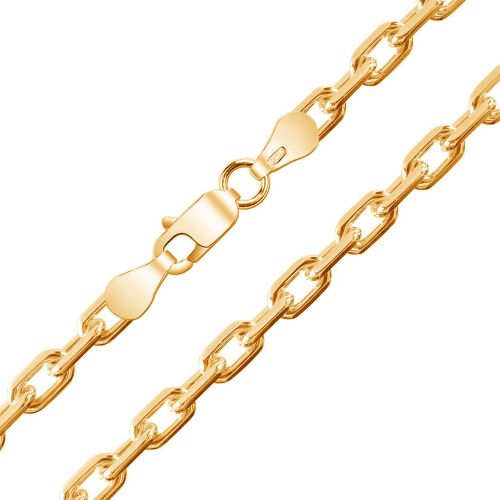 Мужская цепочка плетения «Якорное» из желтого золота