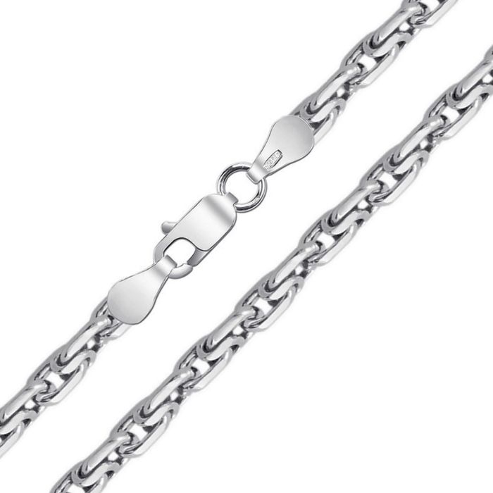 Мужская цепочка плетения «Московский Бит» из платины