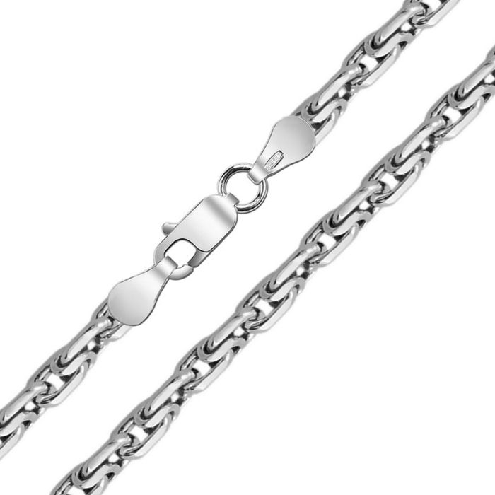 Мужская цепочка плетения «Московский Бит» из платины