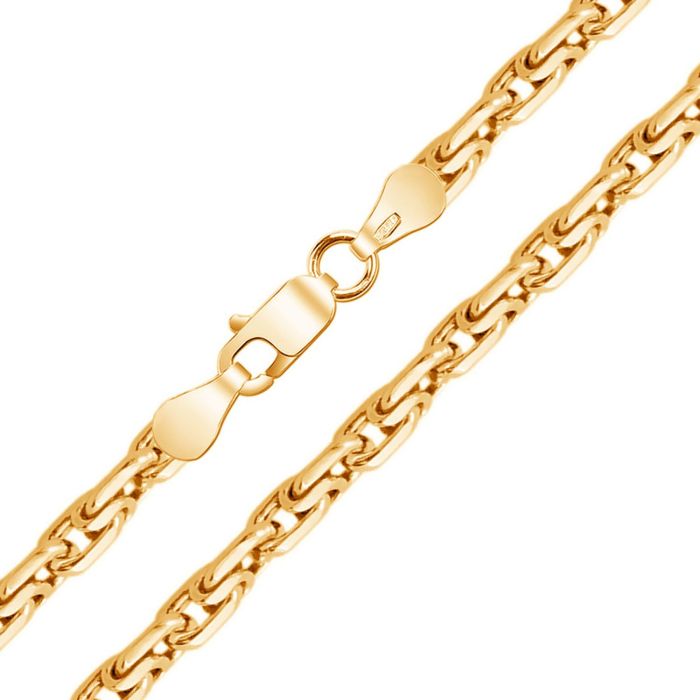 Мужская цепочка плетения «Московский Бит» из платины