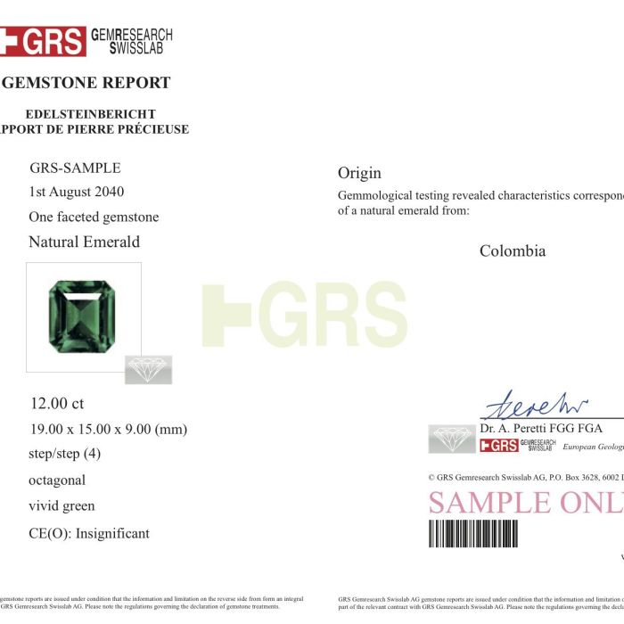 Золотое кольцо с большим изумрудом и бриллиантами