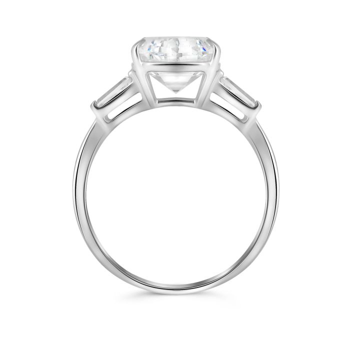 Золотое кольцо с бриллиантом огранки Ашер