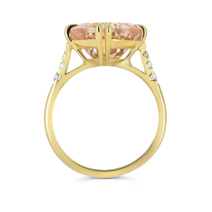 "Фата Моргана" золотое кольцо на заказ в Москве