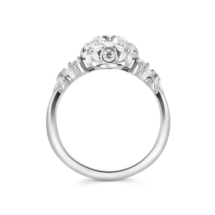 Помолвочное кольцо «Flower» с бриллиантами