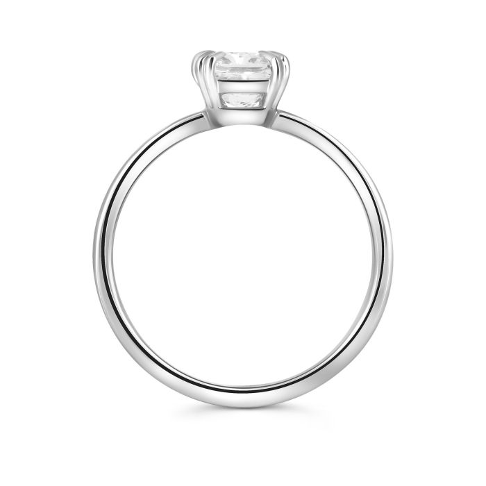 Золотое помолвочное кольцо  в классическом стиле