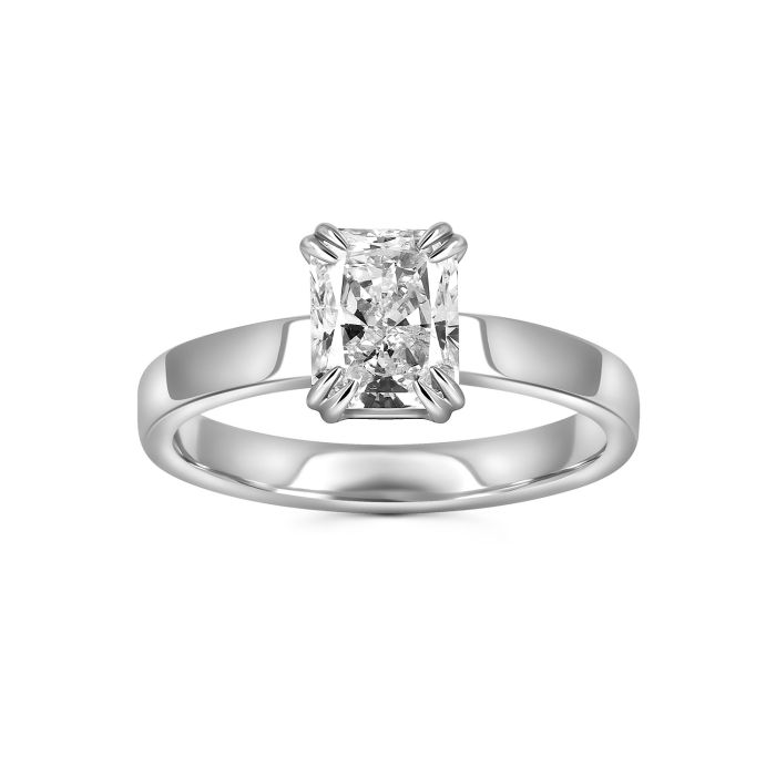 Золотое помолвочное кольцо  в классическом стиле