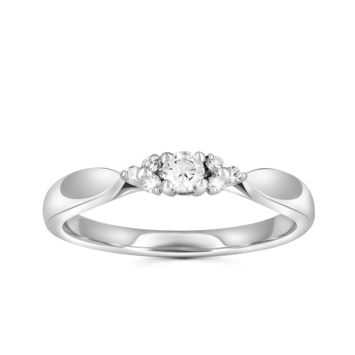 Сет из из белого золота с бриллиантами