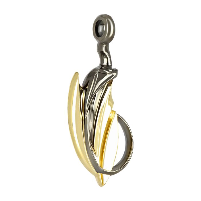 Подвеска «Dragon» из комбинированного золота