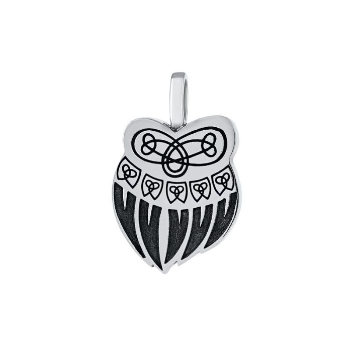 Серебряная подвеска в виде лапы