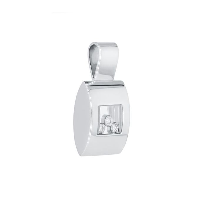 Подвеска из белого золота с бриллиантами 