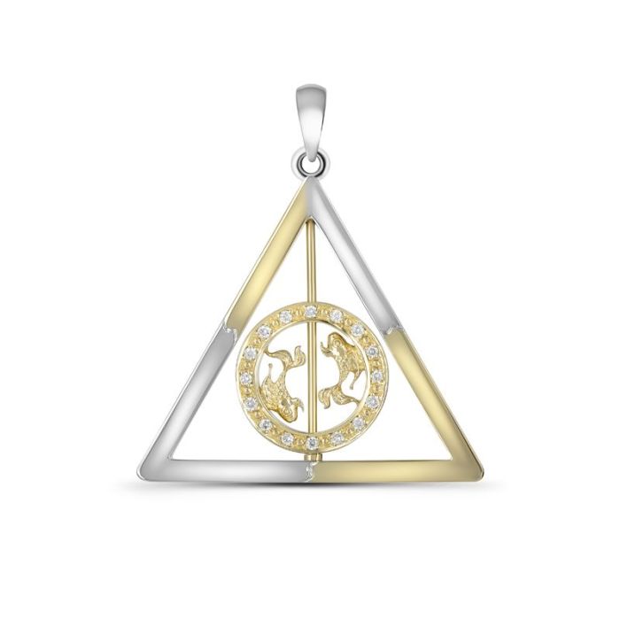 Треугольная подвеска с рыбками