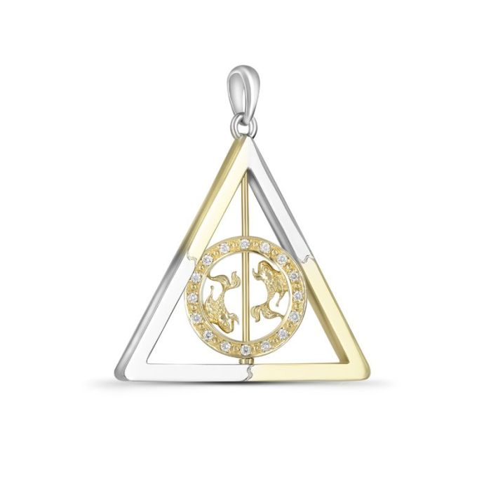 Треугольная подвеска с рыбками