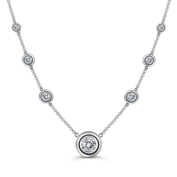 Элегантное золотое колье «Minimal»