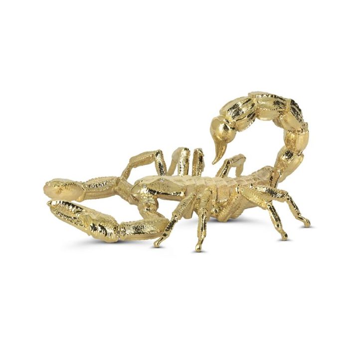 Кулон из желтого золота скорпион