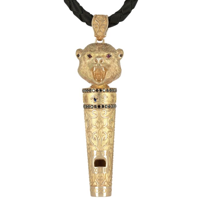 Сувенирный свисток «медведь» на заказ