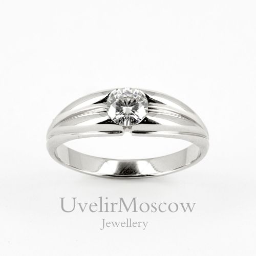 Золотое кольцо для помолвки в винтажном стиле