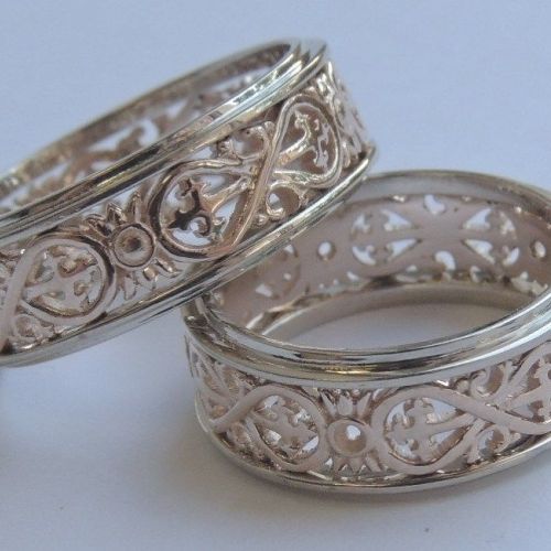 Ажурные обручальные кольца