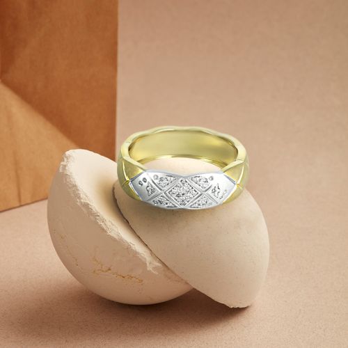 Кольцо в стиле Chanel Crush с бриллиантами