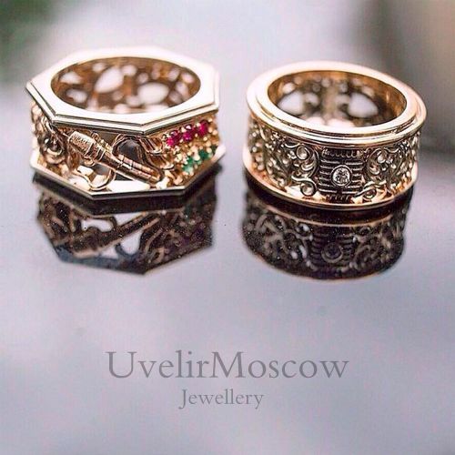 Обручальные кольца на свадьбу Корнелии Манго и Богдана