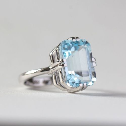 Кольцо с топазом