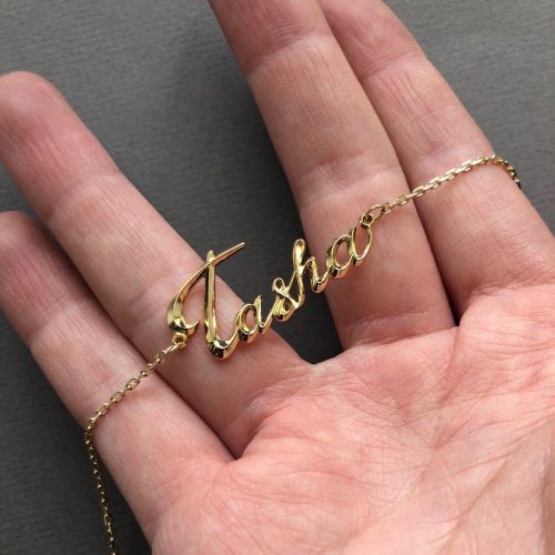 Именная подвеска из золота