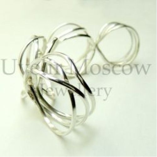 Кольца на 4 пальца из белого золота