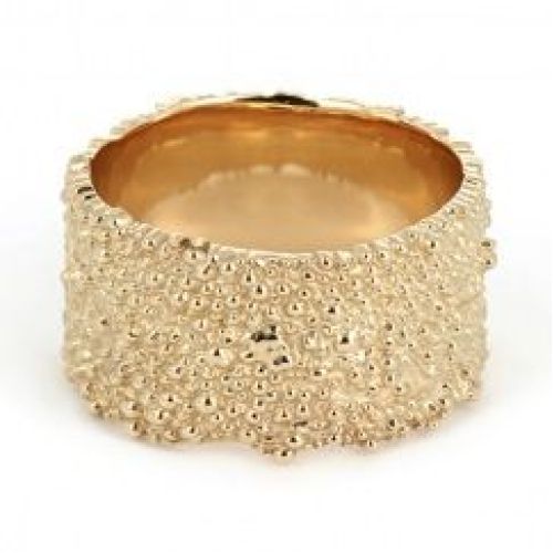 Кольцо из желтого золота «Лава»