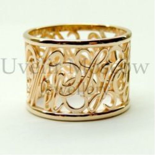 Кольцо «Моногамия» из желтого золота