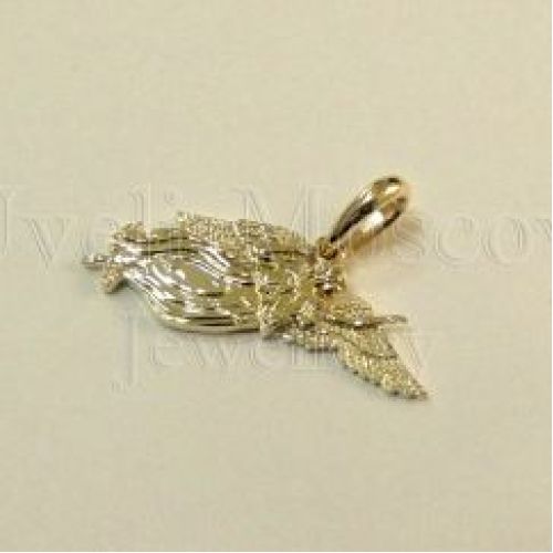 Подвеска «Ангел» из желтого золота