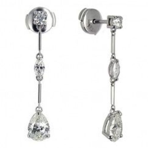 Серьги-пуссеты в стиле «graff»