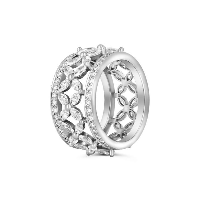 Кольцо из платины «Fairytale» с бриллиантами огранки маркиз