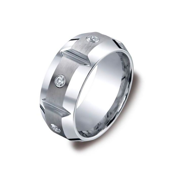 Кольцо "Брутал" с бриллиантами