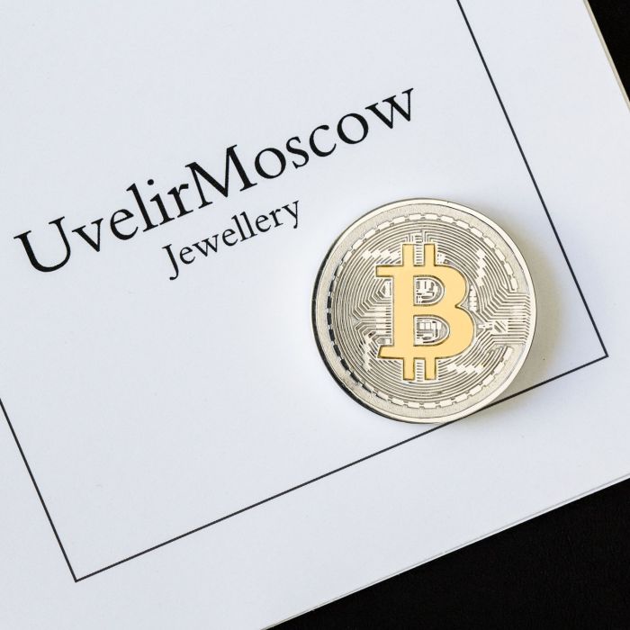 Сувенирная монета «Биткоин»