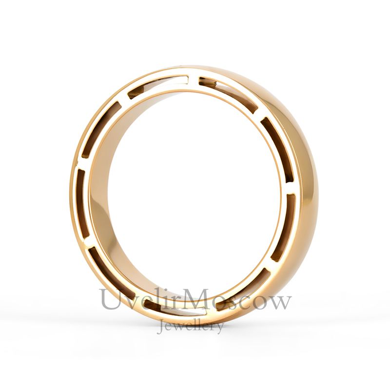 Свадебные золотые кольца в стиле «Damiani»